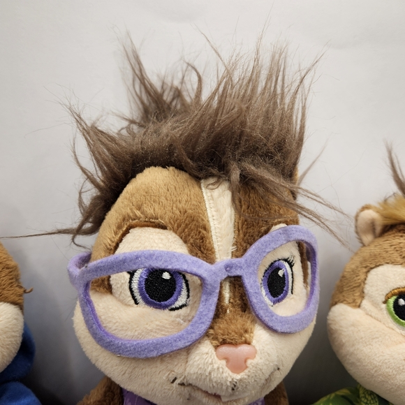 3 Build A Bear Jeanette Simon Theodore Plush Alvin & the Chipmunks Chipwrecked.  - Picture 6 of 14